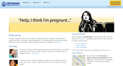 Desktop Screenshot of crosswaypregnancy.org.uk